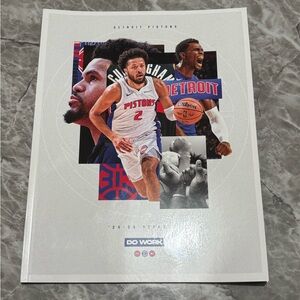 2024-2025 NBA Detroit Pistons Yearbook Cade Cunningham